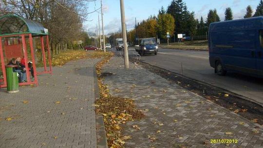 Łup w słup, czyli drogowa niespodzianka na ul. Diamentowej