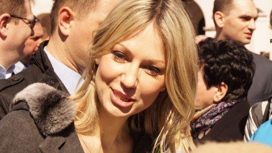 Magdalena Ogórek przyjechała do Zamościa