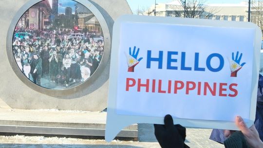 Przez lubelski portal możemy zobaczyć stolicę Filipin - Manilę