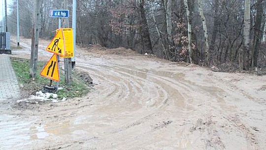 Mają błoto zamiast drogi