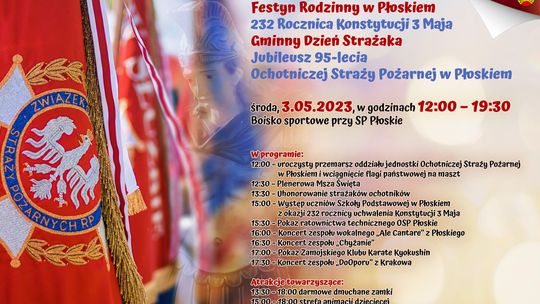 Majówka 2023. W gminie Zamość rodzinny festyn i strażacki jubileusz
