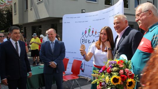 Mal-wi-na! W Puławach przywitali medalistkę z Tokio