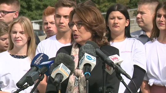 Małgorzata Kidawa-Błońska dziś na pl. Litewskim w Lublinie