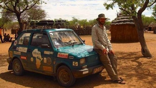 Maluchem przez Afrykę. Arkady Fiedler w Radzyniu Podlaskim