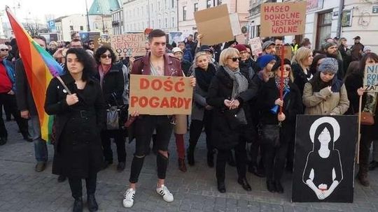 Manifa na rzecz praw kobiet w Lublinie (zdjęcia)