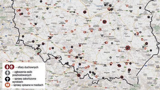 Mapa pedofilii w Kościele: Dwa nowe miejsca z woj. lubelskiego. Komentarz kurii