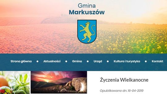 Markuszów z nową stroną internetową. Gmina wydaje też biuletyn