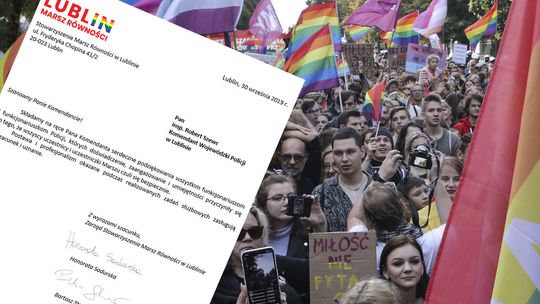 Marsz Równości podziękował lubelskim policjantom. Pismo do komendanta