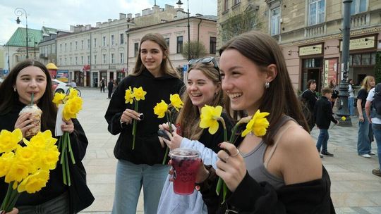 "Marsz żonkili” w Lublinie. Ta inicjatywa uwrażliwia na nadzieję