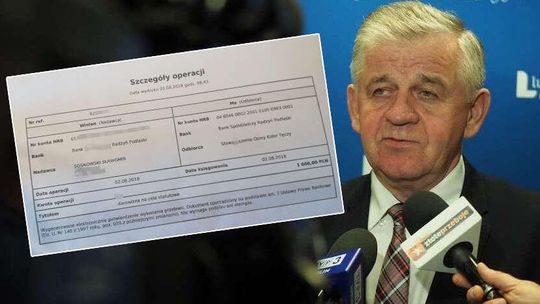 Marszałek ma już niższą pensję. Dodatkowo przekazał 1 tys. zł na cele charytatywne