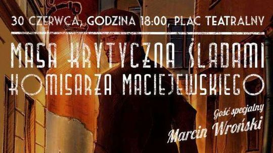 Masa Krytyczna i spotkanie z Marcinem Wrońskim