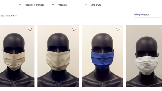 Maseczki zamiast sukienek. Tak radzi sobie marka modowa z Białej Podlaskiej 