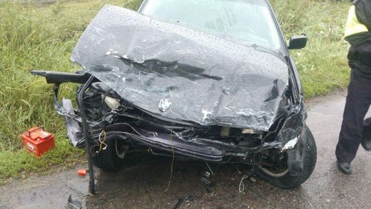 Maśluchy: Zderzenie bmw i volkswagena