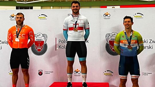 Mateusz Rudyk mistrzem Polski w sprincie, cztery medale w Pruszkowie