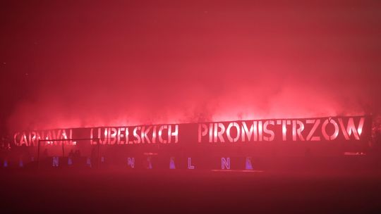 Mecz w poniedziałek? Żaden problem, Motor Lublin z efektowną oprawą i najlepszą frekwencją