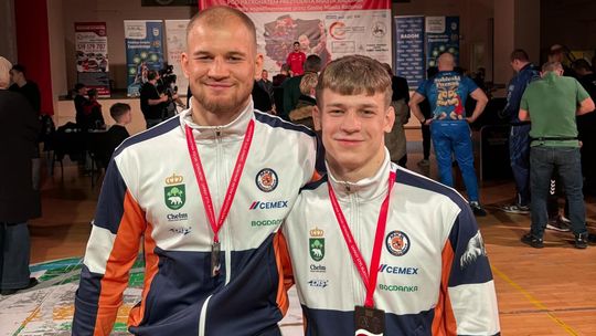 Medale zawodników Cementu-Gryfa Chełm w mistrzostwach Polski w zapasach