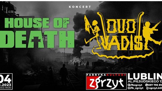 Metalowe święto w Fabryce Kultury Zgrzyt. House Of Death i Quo Vadis!