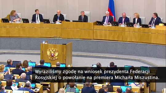 Michaił Miszustin zostanie premierem Rosji. Duma Państwowa wyraziła zgodę