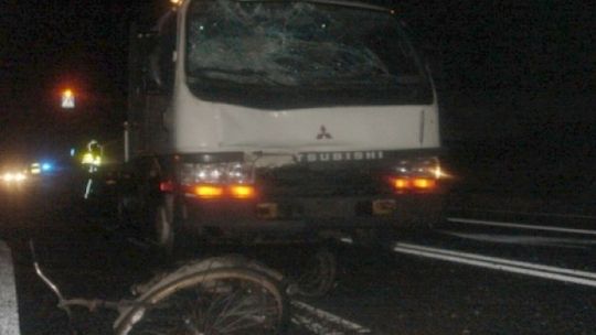 Mieczysławka: Jechał rowerem bez świateł. Zginął na miejscu 