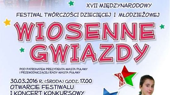 Międzynarodowo w Puławach. Festiwal "Wiosenne Gwiazdy"
