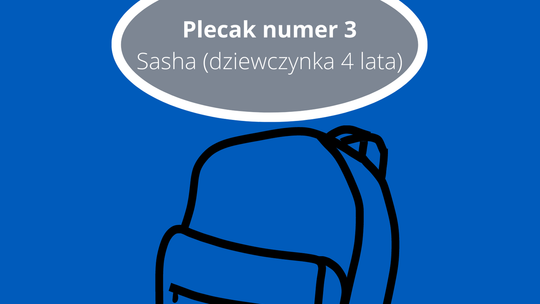 Międzyrzec Podlaski. Plecak dla Sashy zostaw w bibliotece