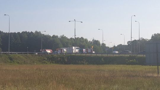 Międzyrzec Podlaski: Wypadek przy wyjeździe z miasta. Duże utrudnienia