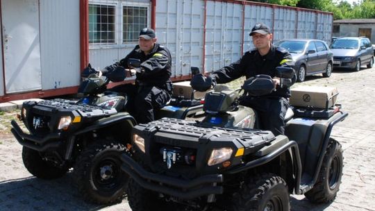 Międzyrzeccy policjanci na quadach