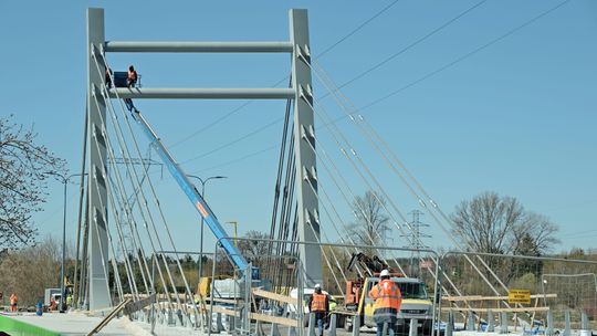 Miesiąc do zakończenia budowy nowego mostu w Lublinie. Najnowsze zdjęcia