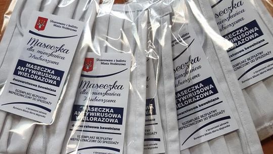 Mieszkańcy Hrubieszowa otrzymają bezpłatne maseczki. Miasto zamówiło 14 tys. sztuk