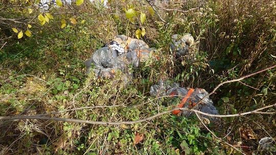 Mieszkaniec Lublina wrzucił śmieci w krzaki. Miał pecha