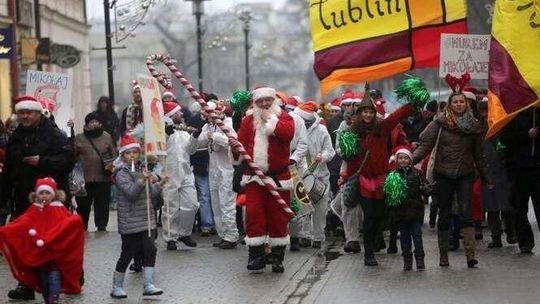 "Mikołaj na prezydenta". Kolorowa parada w Lublinie (zdjęcia)