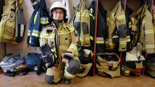 Milena Flis-Bąk o służbie w OSP. "Adrenalina to raz, odskocznia od codzienności, dwa".