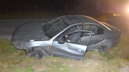 Mimo zakazu, wsiadł za kierownicę "z promilami" i spowodował kolizję. Pies tropiący znalazł go w krzakach