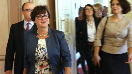 Minister edukacji w Lublinie mówiła o liczebności uczniów