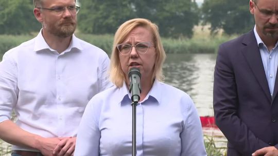 Minister klimatu: Naszym celem jest sprawdzenie, co doprowadziło do pojawienia się w Odrze gatunku "złotej algi"