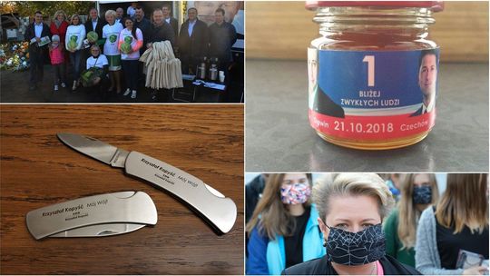 Miód, kapusta i scyzoryk wyborczy. Gadżety kampanii samorządowej w woj. lubelskim