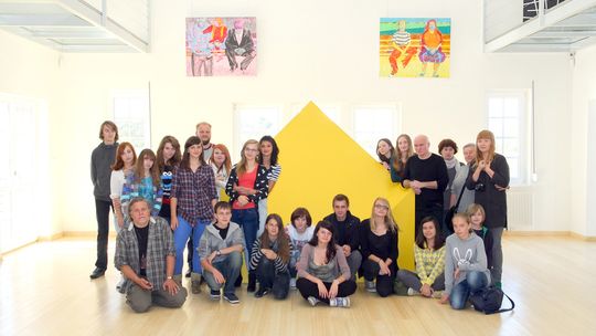 Mistrz Janusz Kapusta i uczniowie