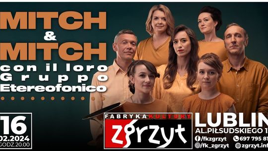 Mitch & Mitch zagrają muzykę Ennio Morricone w lubelskiej Fabryce Kultury Zgrzyt