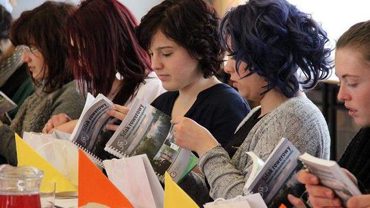 Młodzi Francuzi na stażach w Białej Podlaskiej