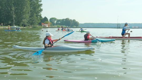Młodzi kajakarze rywalizowali na Zalewie Zemborzyckim 