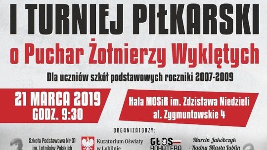 Młodzi piłkarze zagrają dla Żołnierzy Wyklętych