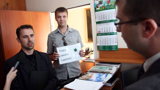 Młodzi z PiS szukali pracy w PSL (wideo)