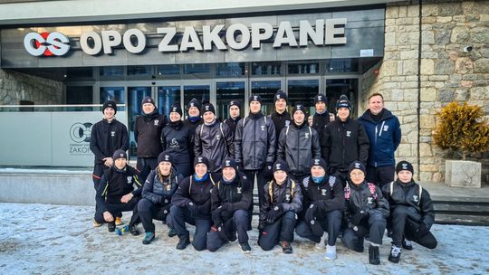 Młodzi zawodnicy Motoru Lublin przygotowują się do sezonu żużlowego w Zakopanem