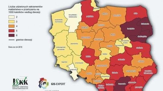 Mniej osób chodzi w niedzielę do kościoła w Lubelskiem. Ale są też liczby, które wzrosły
