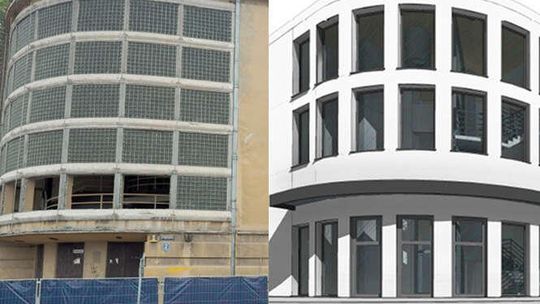 Modernistyczny budynek po PZU stanie się biurowcem. Wizualizacje