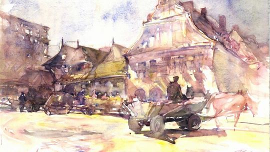 "Mój Kazimierz". Wystawa rysunków i akwareli w Galerii OKNA