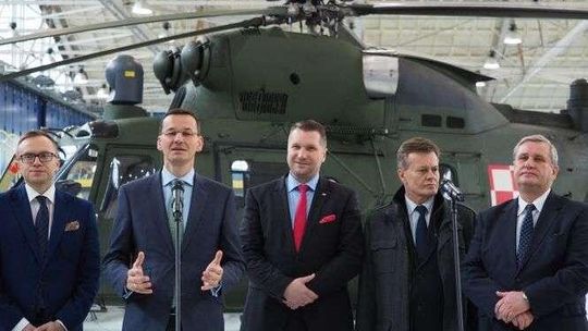 Morawiecki w PZL-Świdnik: "To jeden z najważniejszych zakładów eksportowych w naszym przemyśle obronnym"