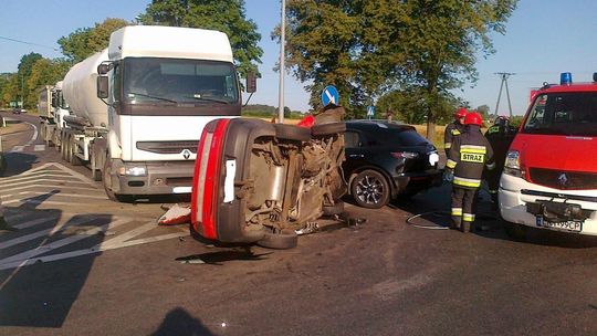 Moszczanka: Poważny wypadek na drodze Lublin-Warszawa (zdjęcia)