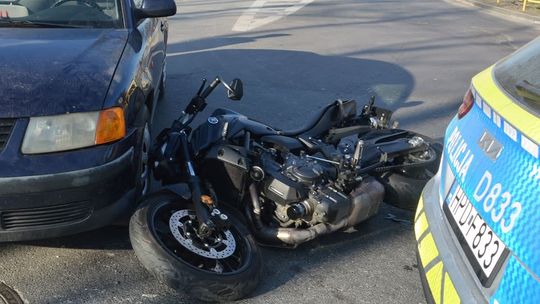 Wypadek motocykl Chełm