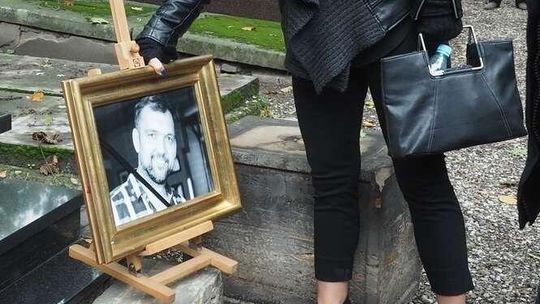 Motocykliści pożegnali tragicznie zmarłego kolegę Piotra Dobrowolskiego